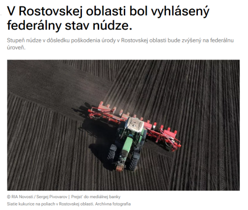 Hm... dobré správy z Russka!